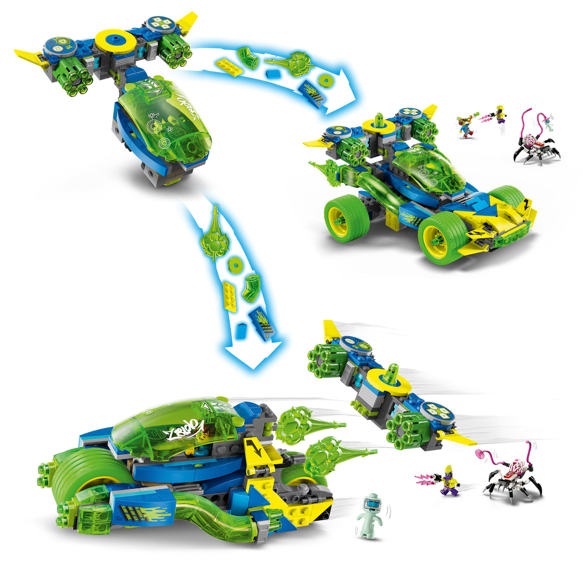 LEGO DREAMZzz 71491 Mateo ir Z-Blobo lenktyninis automobilis