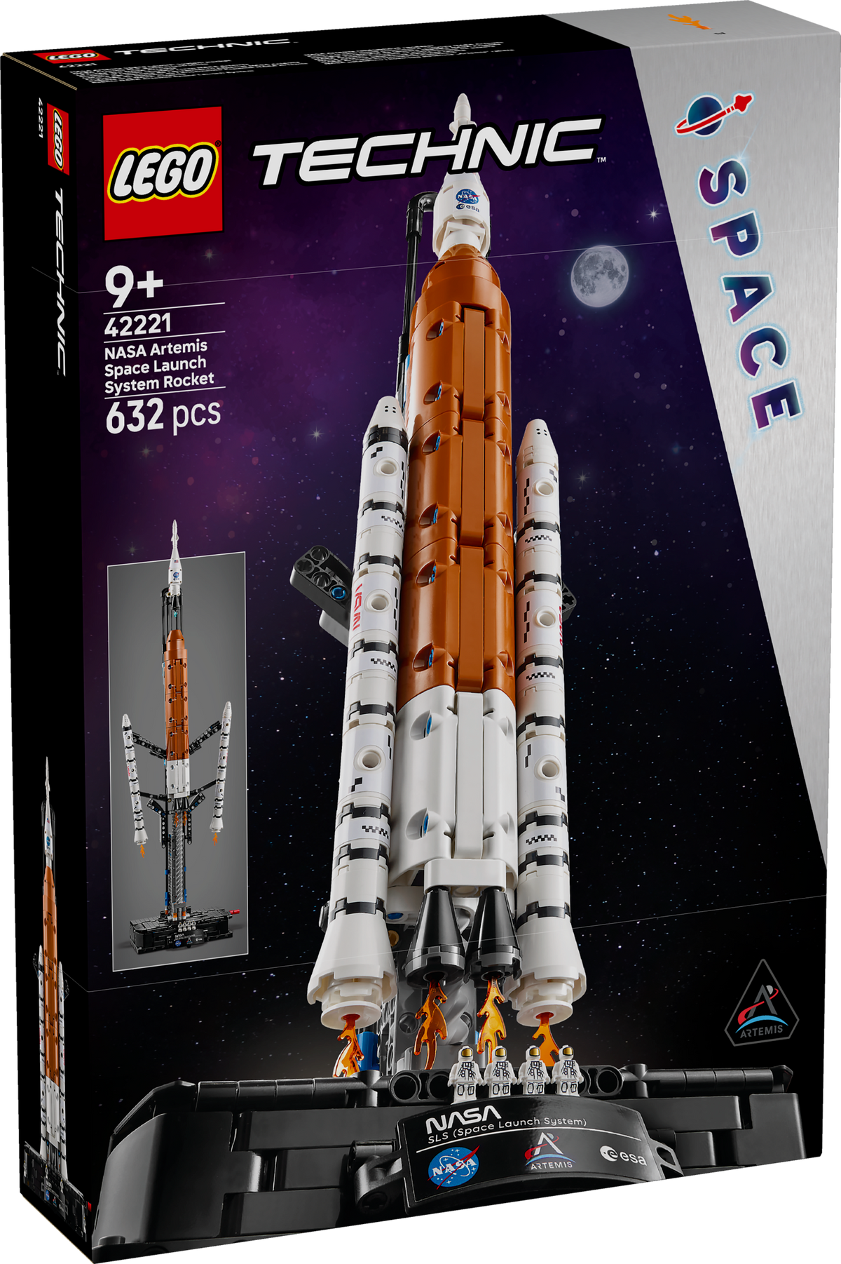 LEGO Technic 42221 NASA Artemis kosminė paleidimo sistema
