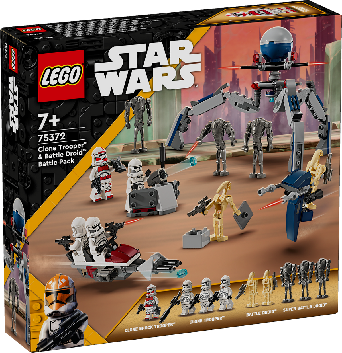 LEGO Star Wars 75372 Klonų karių ir kovos droidų kovos rinkinys