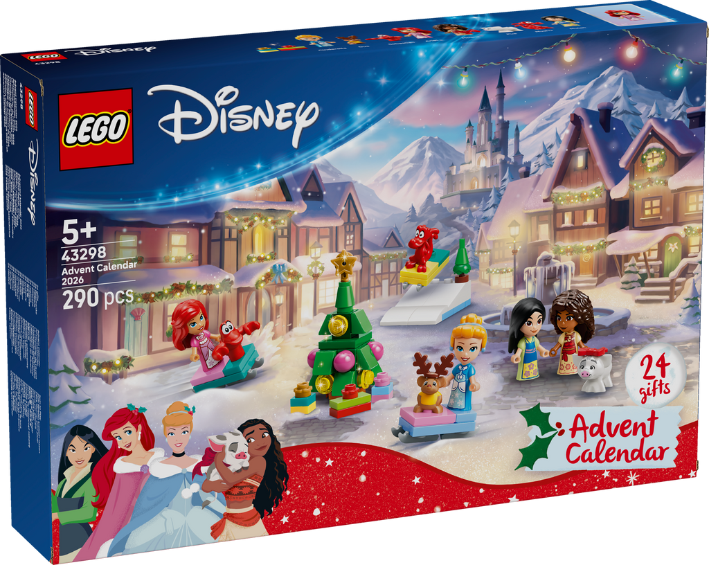 LEGO Disney 43298 Disney princesių advento kalendorius 2026