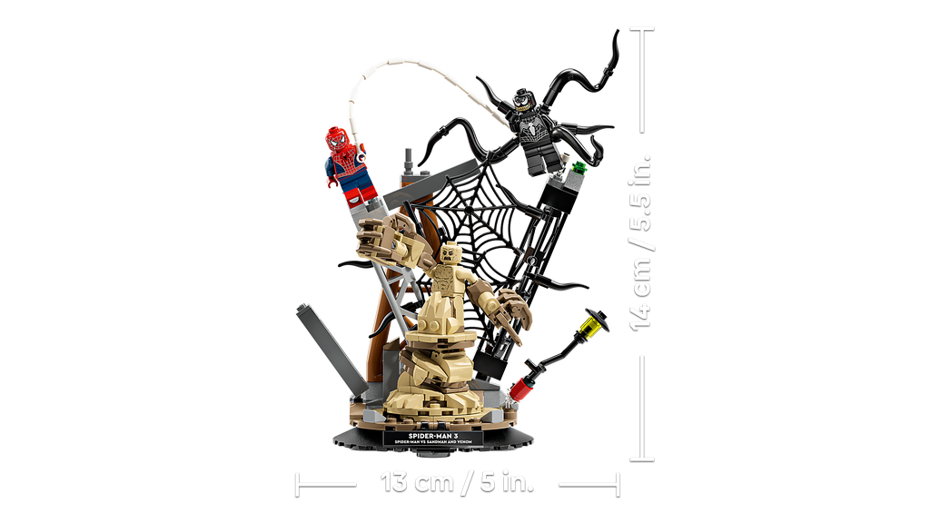 LEGO Marvel 76334 Epinis mūšis: Žmogus-voras prieš Smėlio žmogų