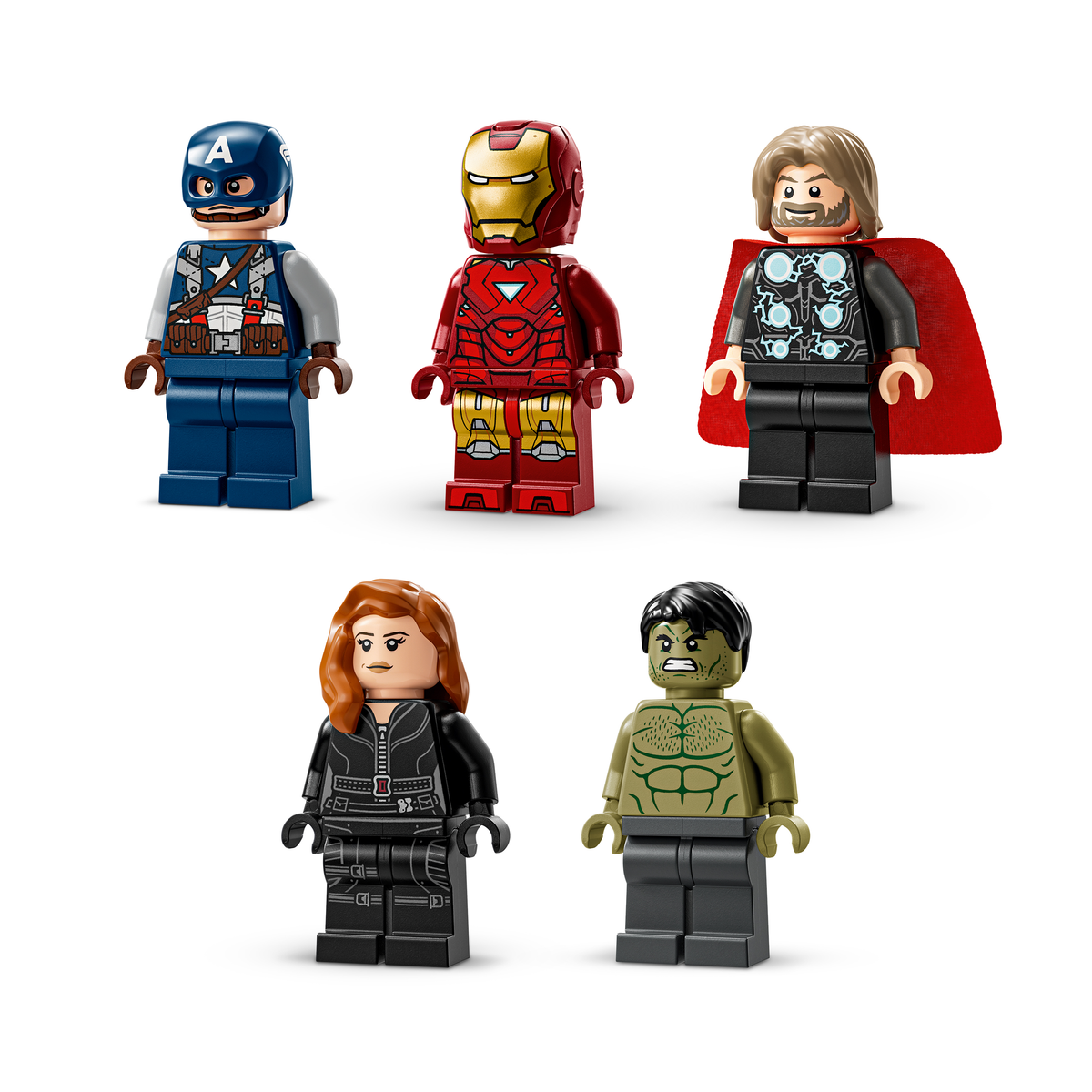 LEGO Marvel 76313 MARVEL logotipas ir minifigūrėlės
