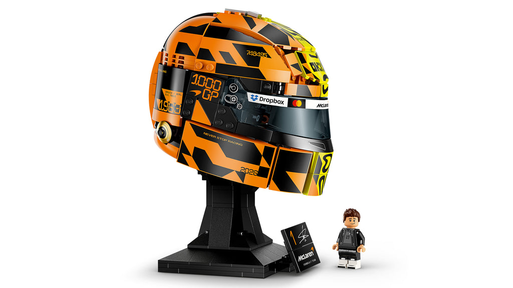 LEGO Editions 43023 McLaren Mastercard F1 komandos Lando Norris šalmas