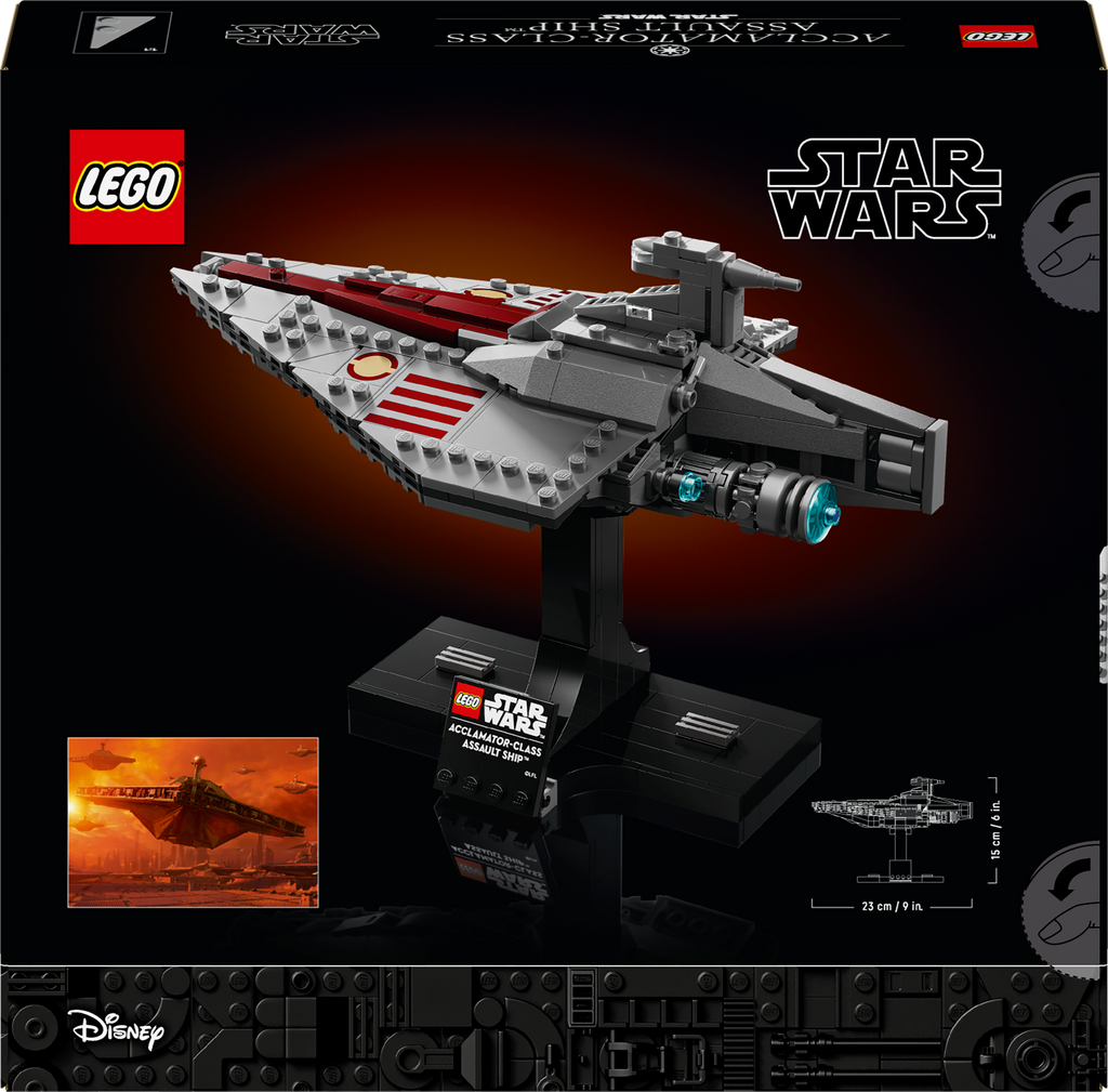 LEGO Star Wars 75404 Acclamator klasės desantinis laivas