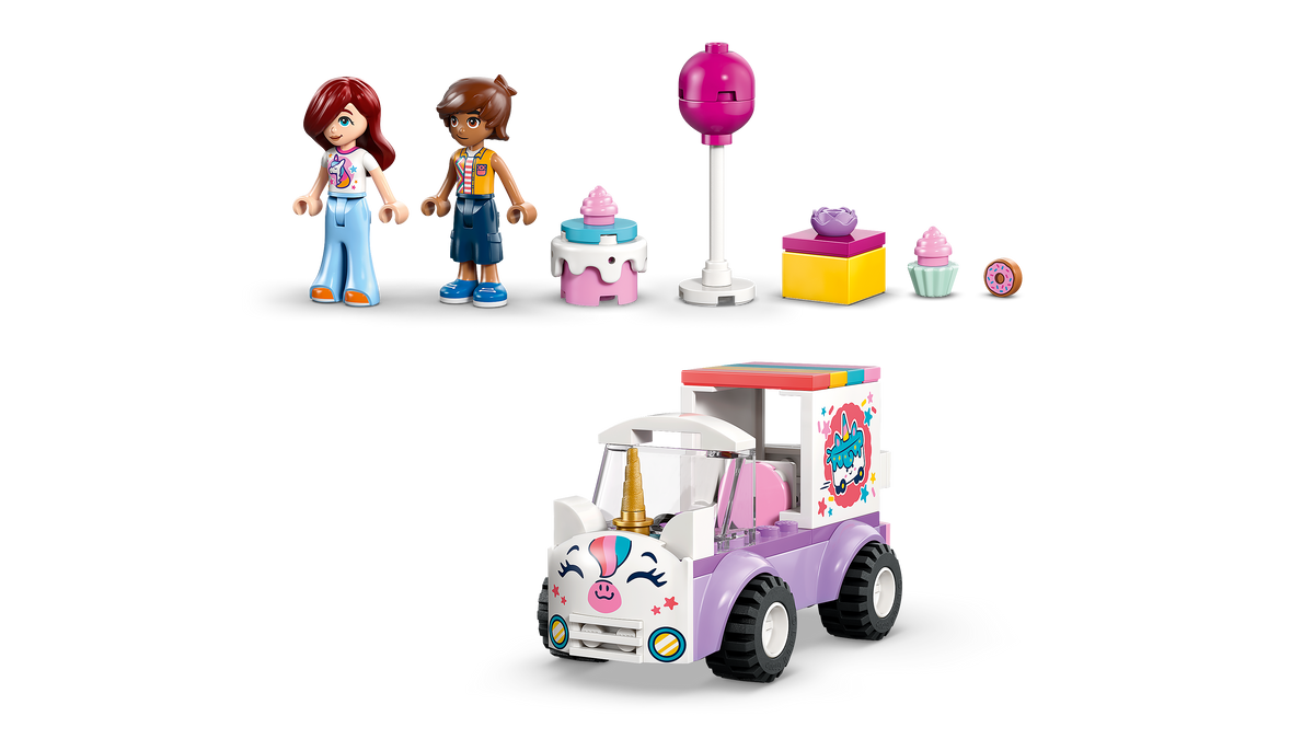 LEGO Friends 42675 Vienaragio tortų pristatymo automobilis
