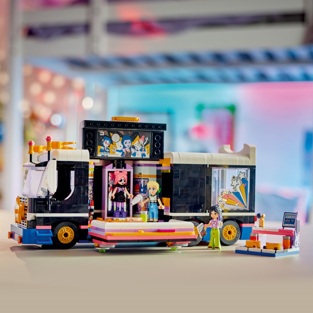 LEGO Friends 42619 Popžvaigždės koncertinis autobusas