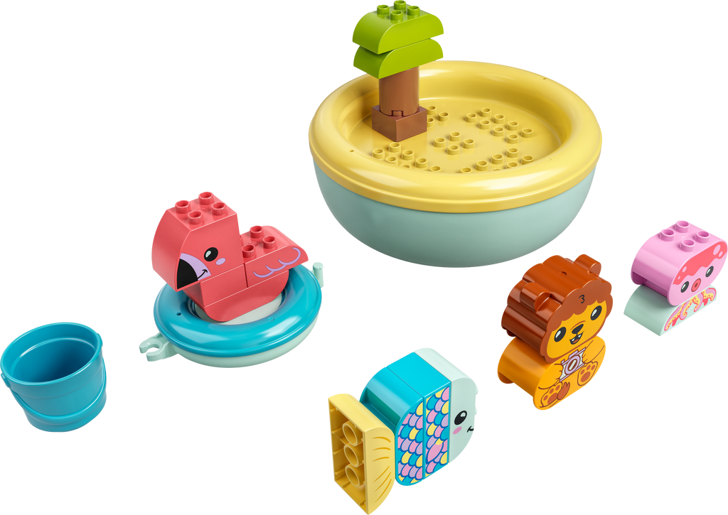 LEGO DUPLO 10966 Maudynių linksmybės: plaukiojanti gyvūnų sala