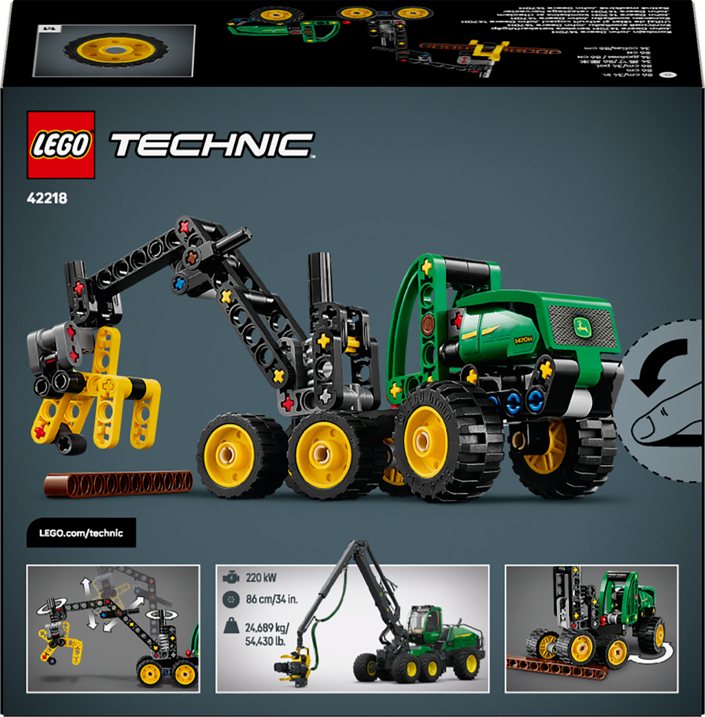 LEGO Technic 42218 John Deere 1470H ratinis medkirtys
