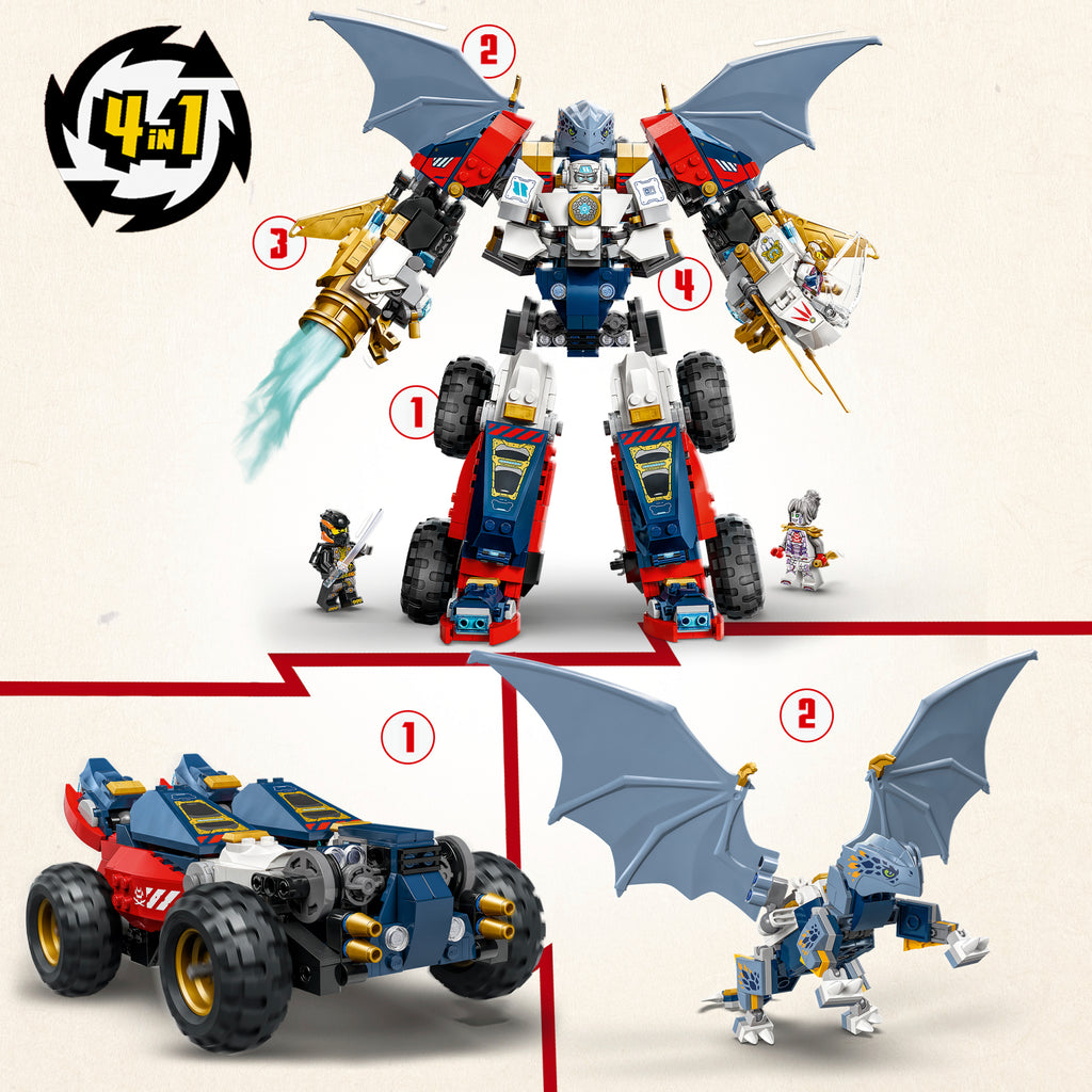 LEGO NINJAGO 71834 Zane'o ultrajungtinis robotas
