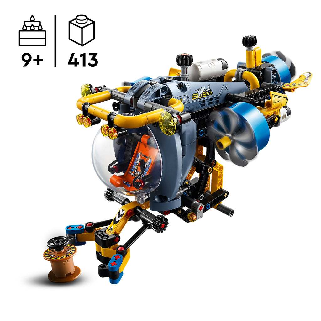 LEGO Technic 42201 Giluminių tyrimų povandeninis laivas