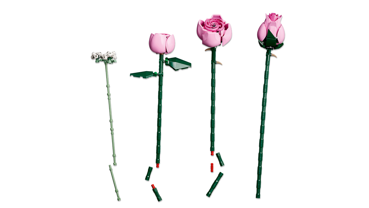 LEGO Botanicals 10374 Rožinių rožių puokštė