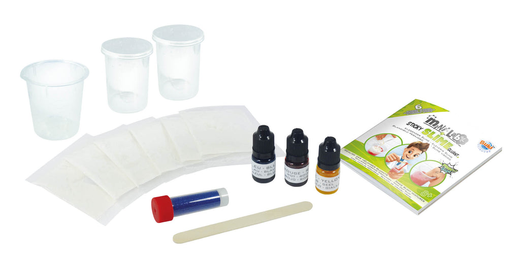 Buki Mini Lab lipnių gleivių rinkinys – 6 veiklos