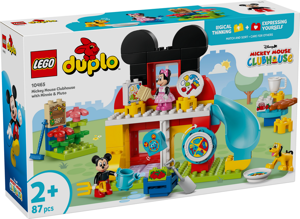 LEGO DUPLO 10465 Peliuko Mikio klubo namelis su Mine ir Plutonu