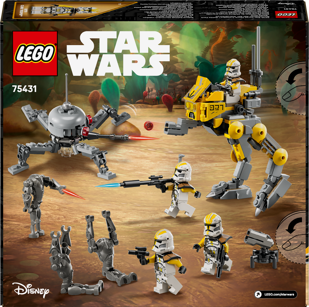 LEGO Star Wars 75431 327-ojo žvaigždžių korpuso klonų kovos rinkinys