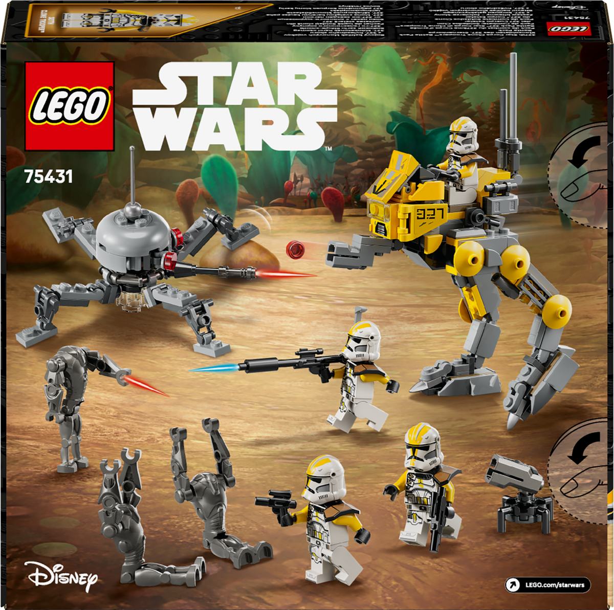 LEGO Star Wars 75431 327-ojo žvaigždžių korpuso klonų kovos rinkinys