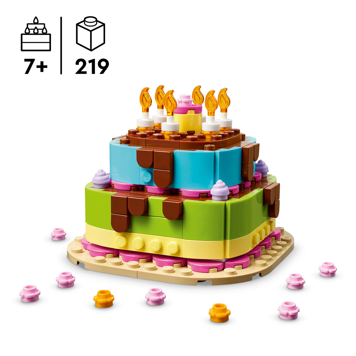 LEGO Iconic 40815 Gimtadienio tortas