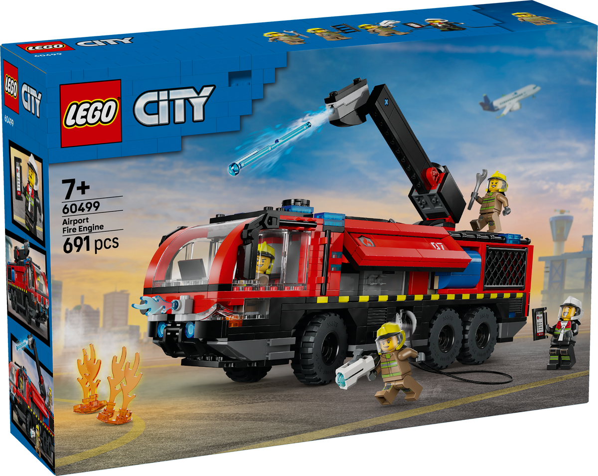 LEGO City 60499 Oro uosto gaisrinė mašina
