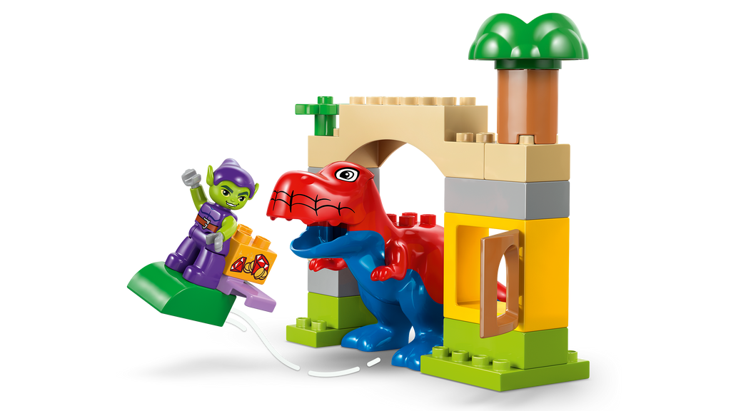 LEGO DUPLO 10463 Dinozauras Spidey-Rex prieš Žaliąjį Gobliną