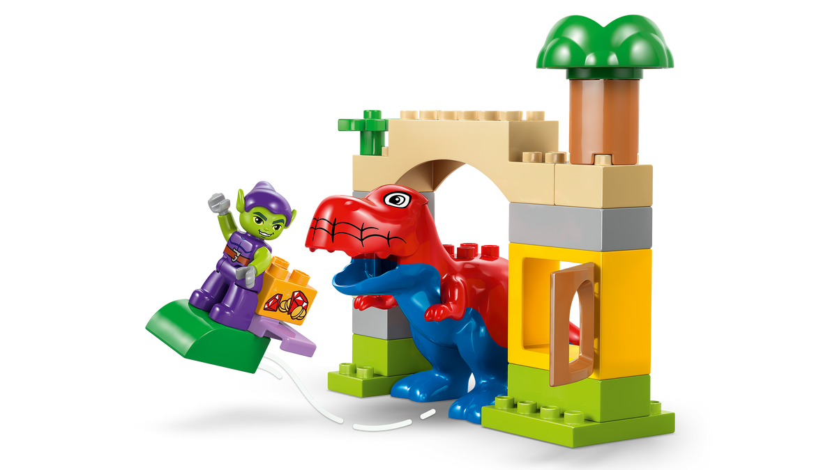 LEGO DUPLO 10463 Dinozauras Spidey-Rex prieš Žaliąjį Gobliną