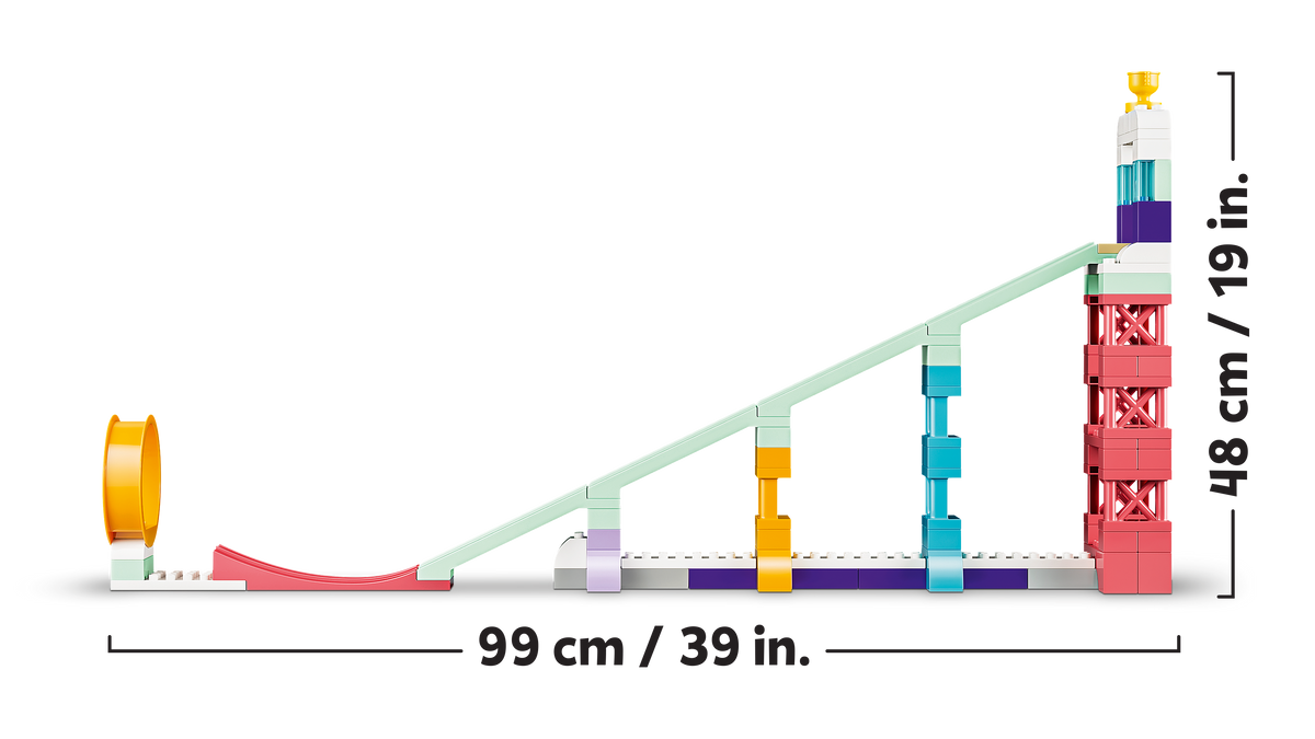 LEGO DUPLO 10478 Kūrybinės rampos su mašinėlėmis 3 viename