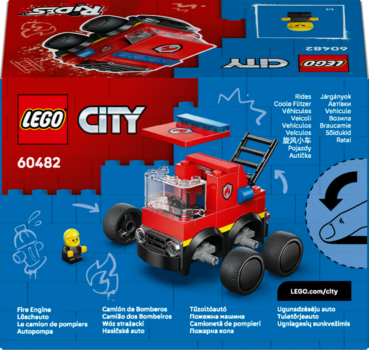 LEGO City 60482 Gaisrinė mašina