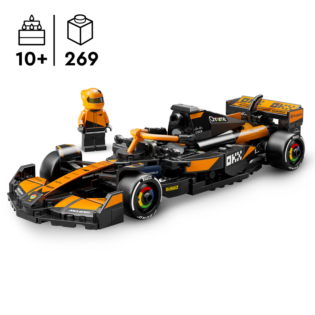 LEGO Speed Champions 77251 McLaren F1 Team MCL38 bolidas