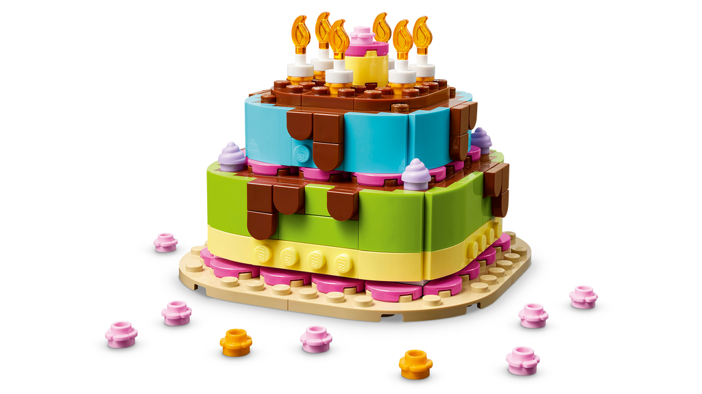 LEGO Iconic 40815 Gimtadienio tortas