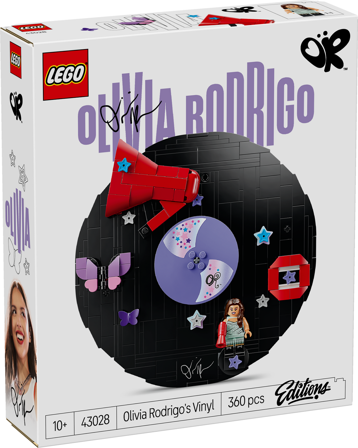LEGO Editions 43028 Olivia Rodrigo vinilinė plokštelė