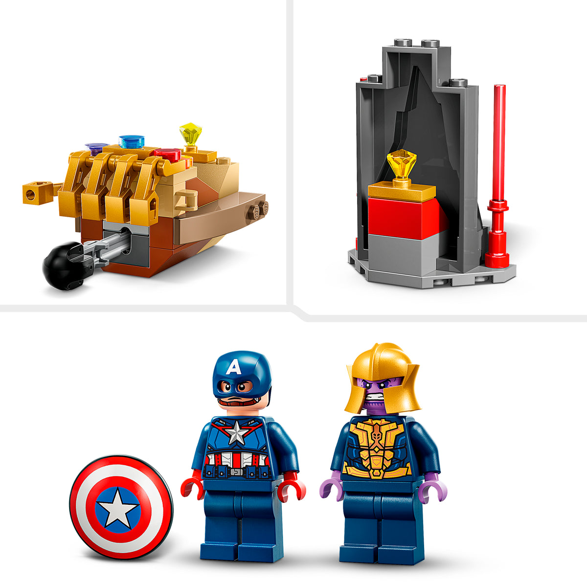 LEGO Marvel 76319 Kapitonas Amerika prieš Thanosą