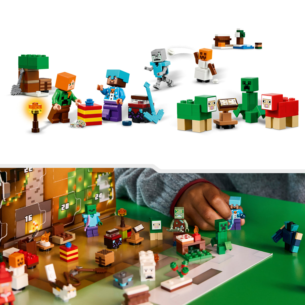 LEGO Minecraft 21280 Advento kalendorius 2025