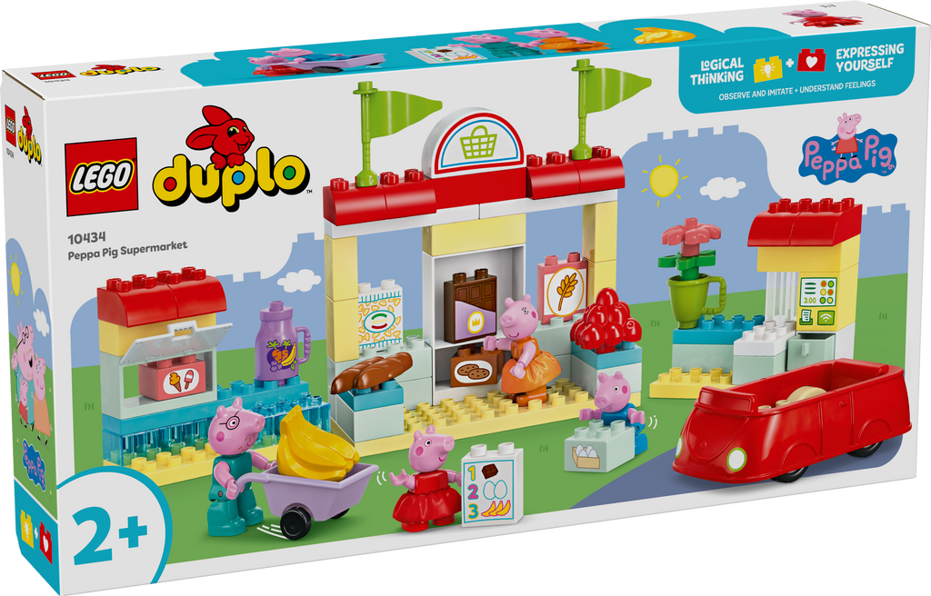 LEGO DUPLO 10434 Kiaulytės Pepos prekybos centras