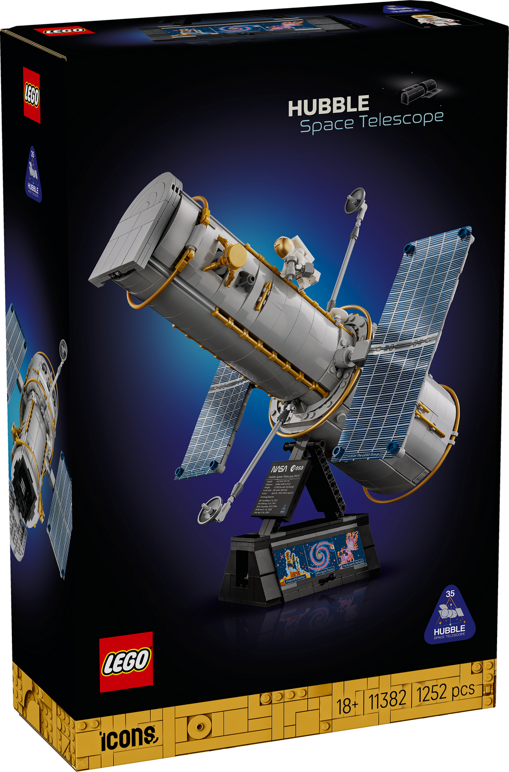 LEGO Icons 11382 Hablo kosminis teleskopas