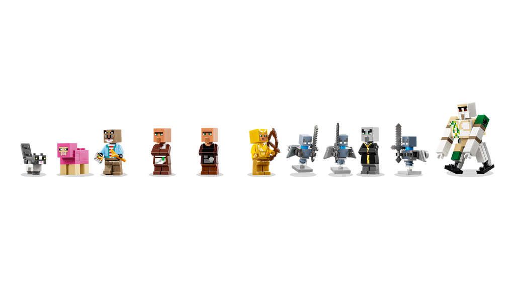 LEGO Minecraft 21596 Kerėtojo ataka kaime