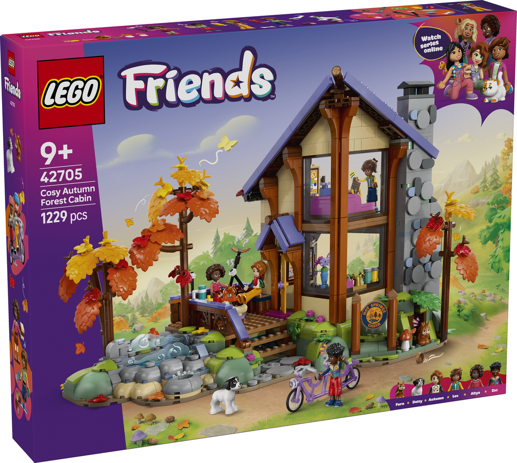 LEGO Friends 42705 Jaukus rudeninis miško namelis