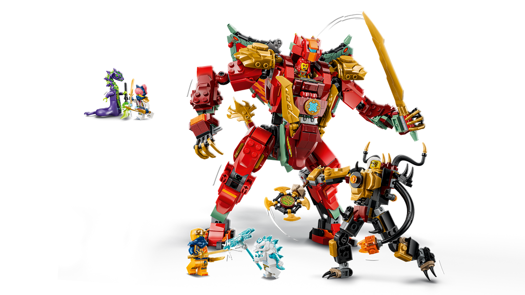LEGO NINJAGO 71868 Wyldfyre transformuojamas drakonas-robotas