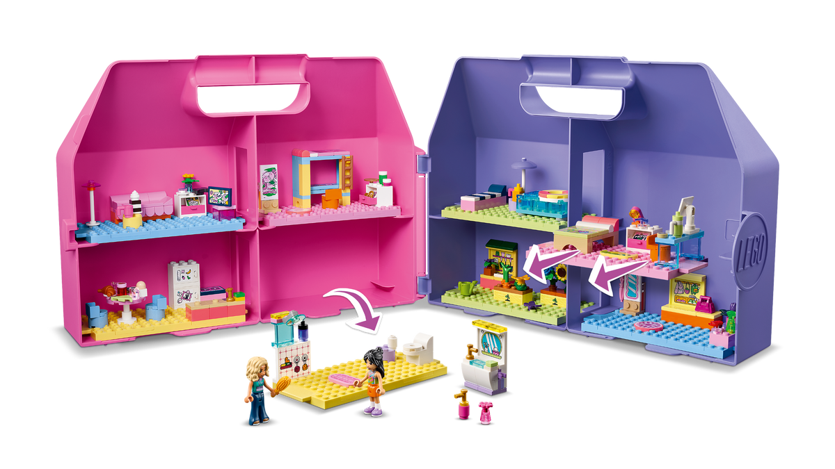 LEGO Friends 42697 Kūrybinis lėlių namelis lagamine