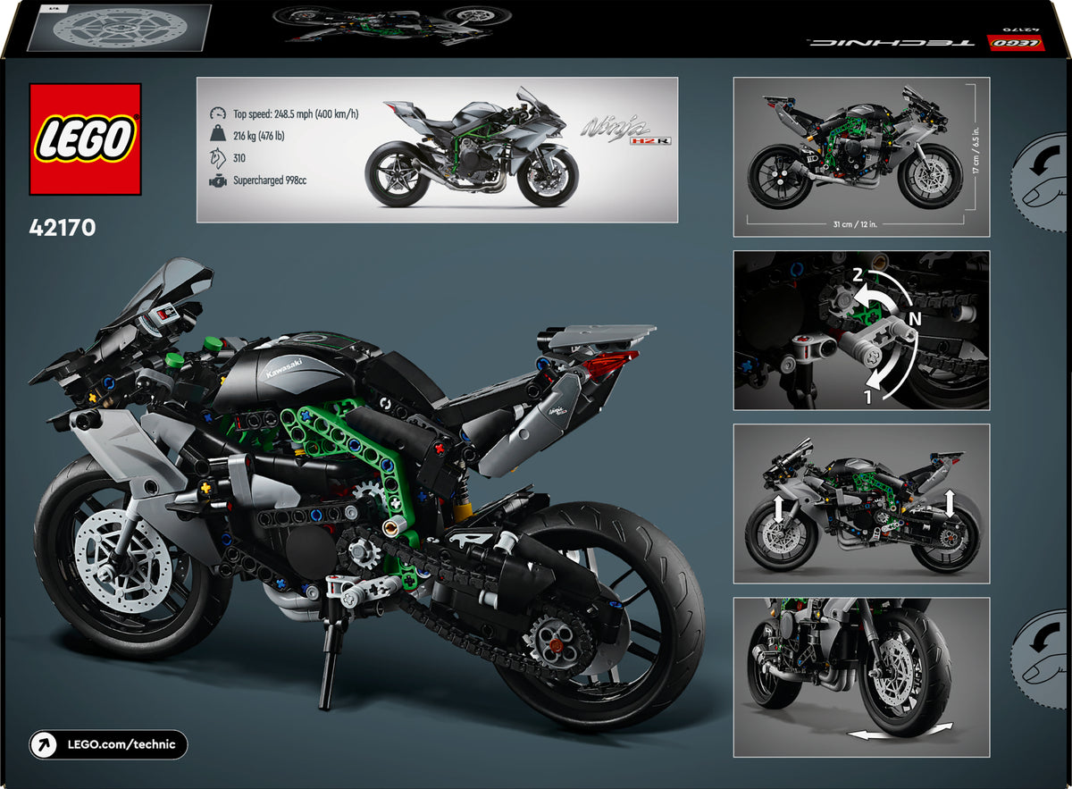 LEGO Technic 42170 Kawasaki Ninja H2R motociklas