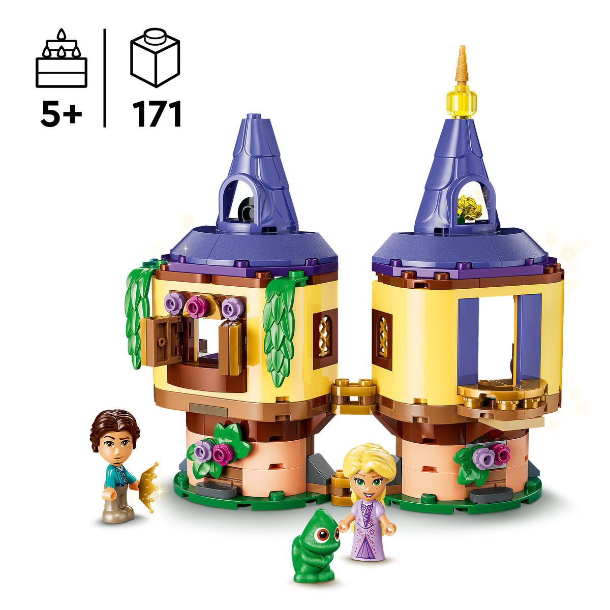 LEGO Disney 43294 Auksaplaukės mažasis bokštas