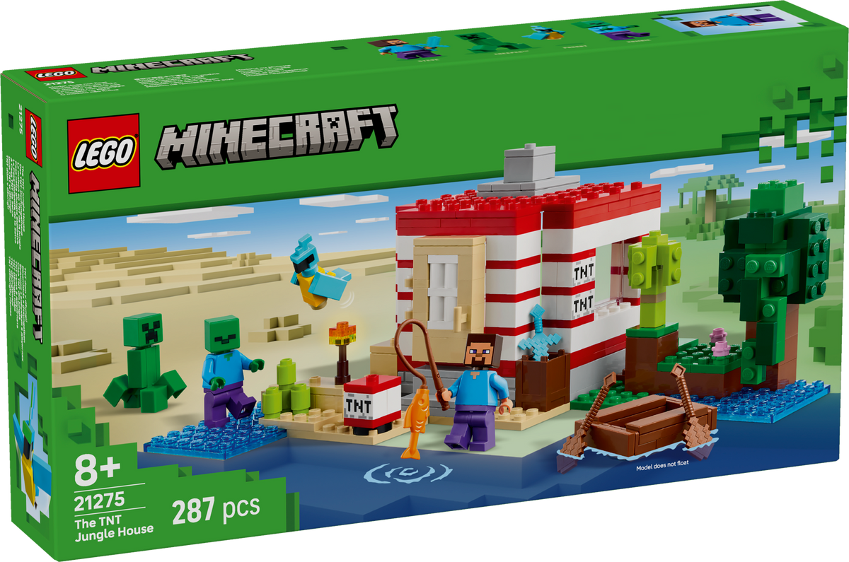 LEGO Minecraft 21275 TNT džiunglių namas