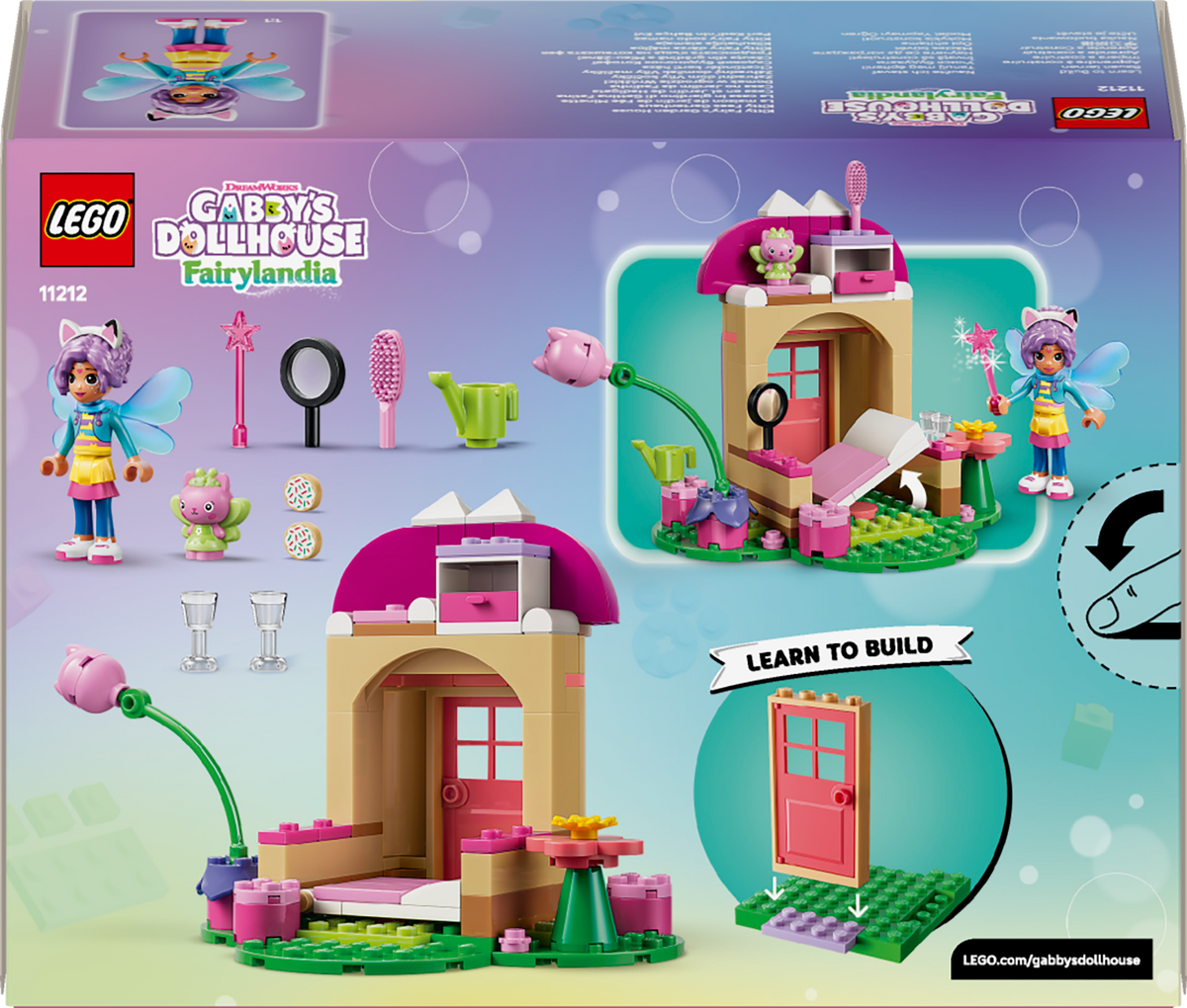 LEGO Gabby's Dollhouse 11212 Kitty Fairy sodo namelis