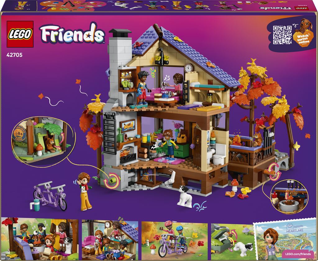LEGO Friends 42705 Jaukus rudeninis miško namelis