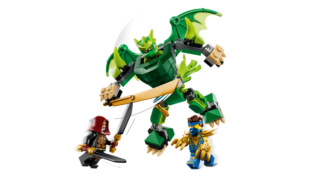 LEGO NINJAGO 71862 Lloydo drakono roboto kovos rinkinys