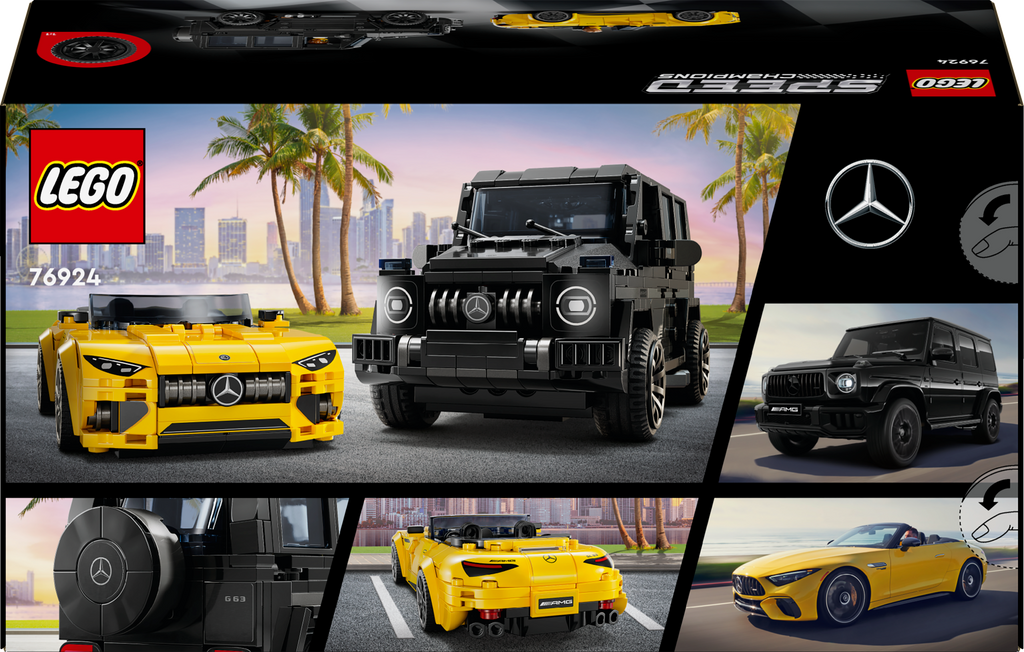 LEGO Speed Champions 76924 Mercedes-AMG G 63 ir Mercedes-AMG SL 63