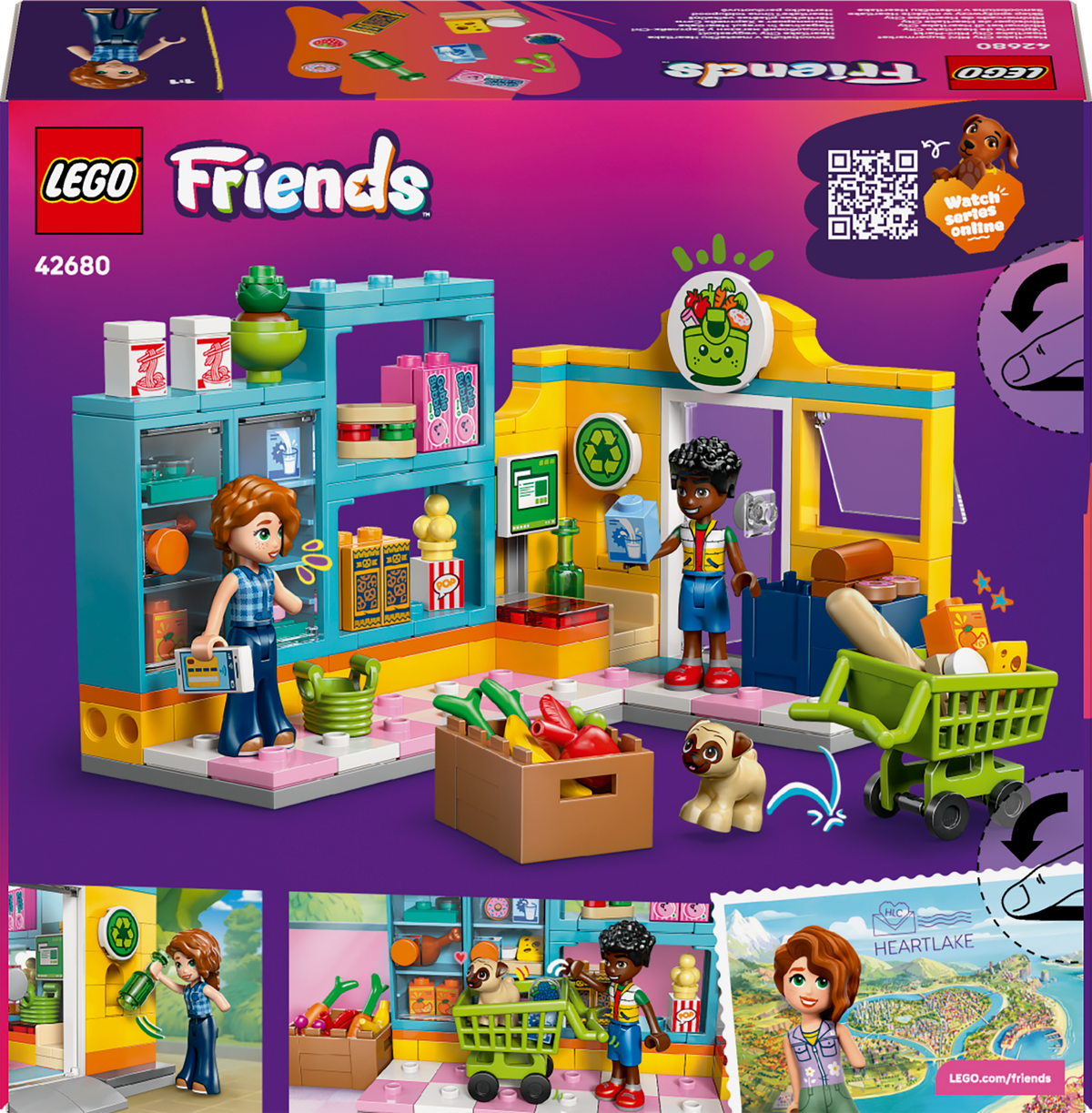 LEGO Friends 42680 Hartleiko miesto parduotuvėlė