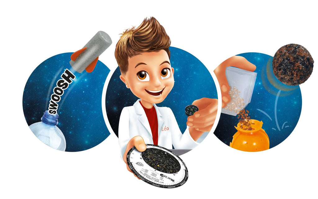 Buki Mini Lab kosmosas – Mėnulio ir žvaigždžių tyrinėjimas