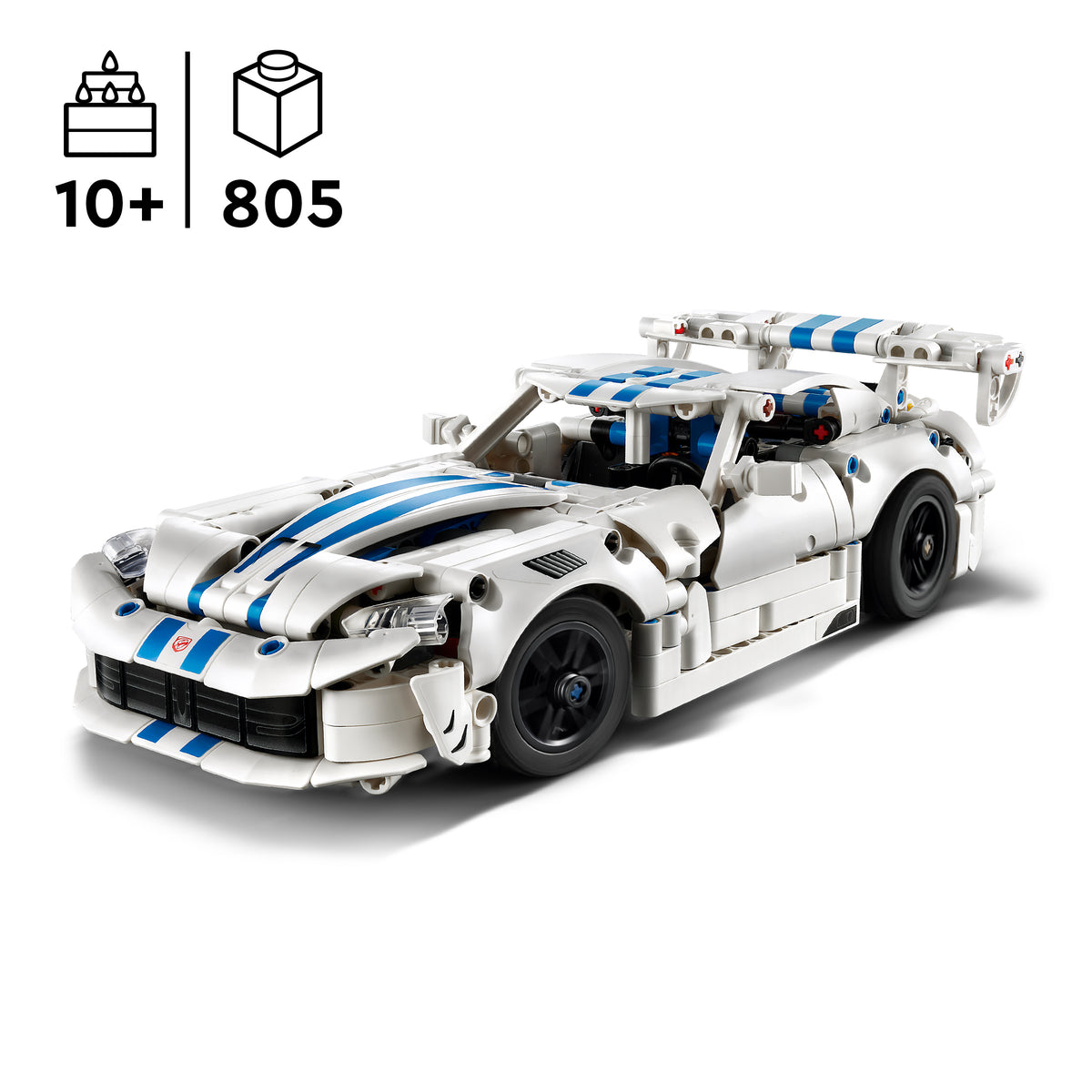 LEGO Technic 42234 Dodge Viper GTS-R sportinis automobilis