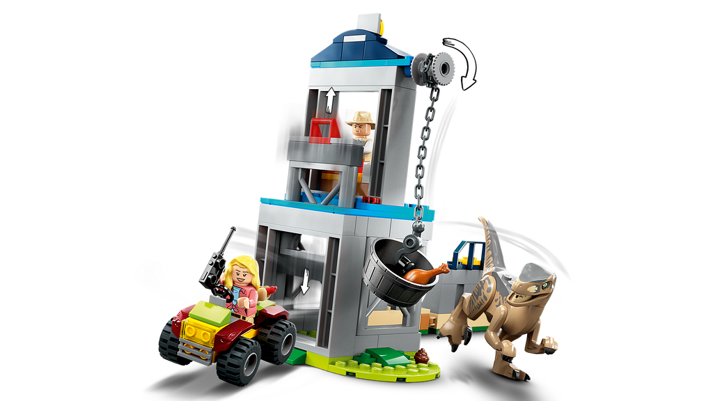 LEGO Jurassic World 76957 Velociraptoriaus pabėgimas