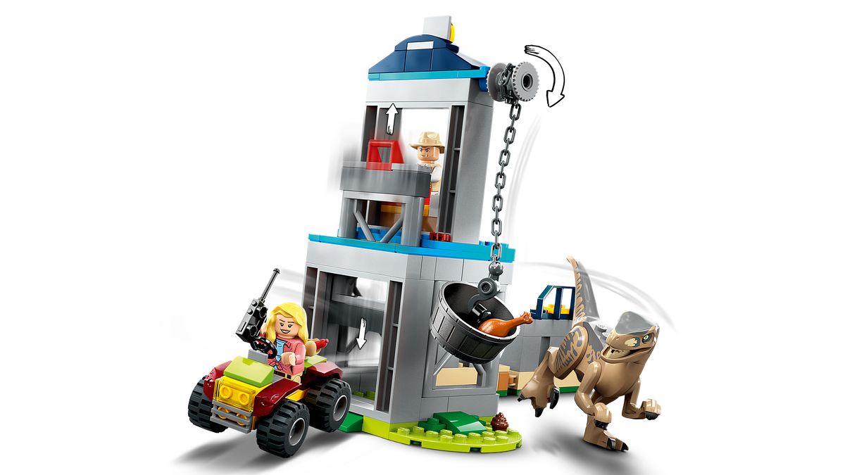 LEGO Jurassic World 76957 Velociraptoriaus pabėgimas