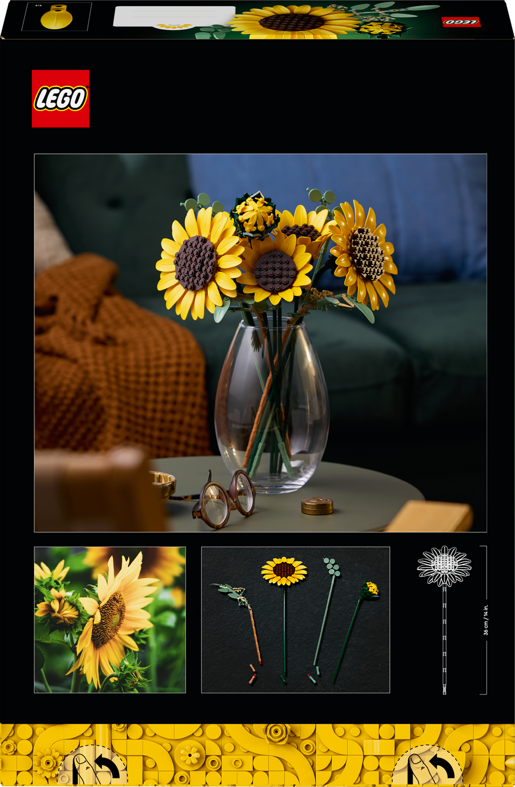LEGO Botanicals 11502 Saulėgrąžų puokštė