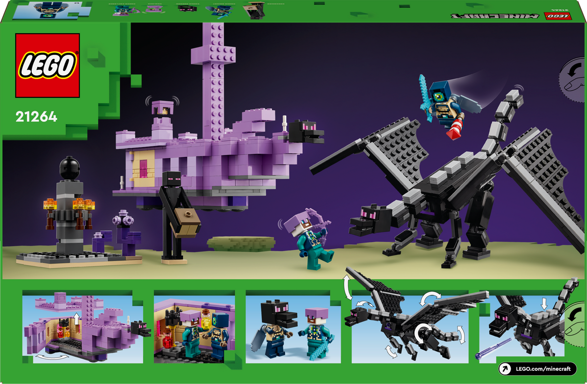 LEGO Minecraft 21264 Enderio drakonas ir Pabaigos laivas